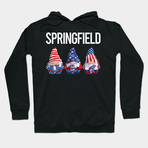 Happy USA Springfield Hoodie by flaskoverhand